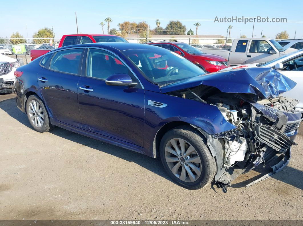 2018 Kia Optima Lx Blue vin: 5XXGT4L34JG262073