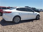 2018 Kia Optima Lx White vin: 5XXGT4L34JG262977