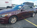 2016 Kia Optima Lx Burgundy vin: 5XXGT4L35GG032020