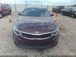 2016 Kia Optima Lx Maroon vin: 5XXGT4L35GG090841