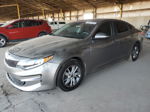 2016 Kia Optima Lx Gray vin: 5XXGT4L35GG097353