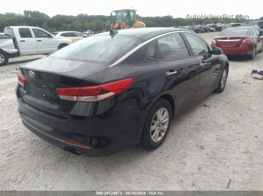 2016 Kia Optima Lx Black vin: 5XXGT4L35GG101188