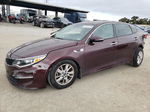 2016 Kia Optima Lx Maroon vin: 5XXGT4L35GG108187