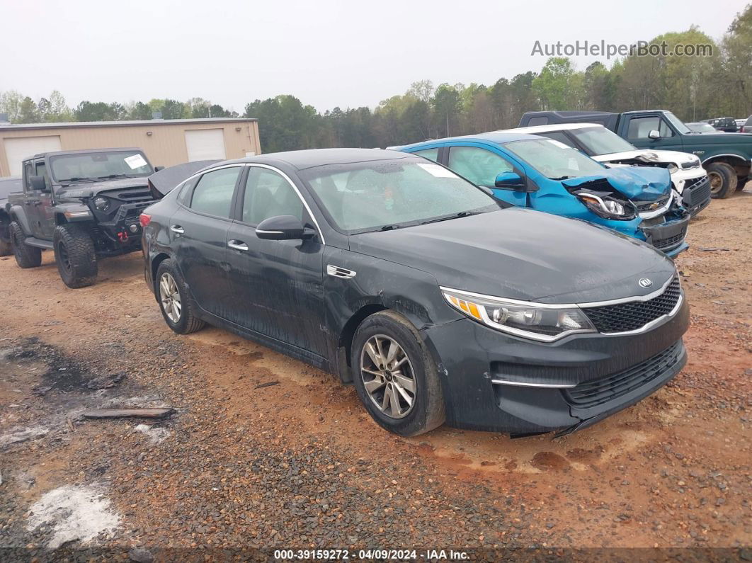 2016 Kia Optima Lx Gray vin: 5XXGT4L35GG111462