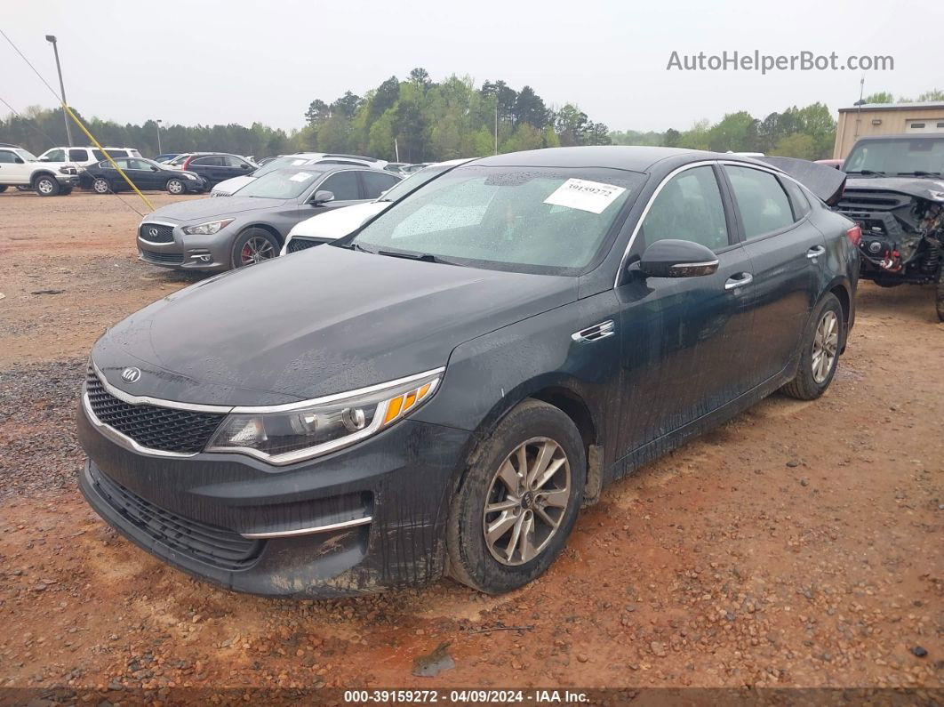 2016 Kia Optima Lx Gray vin: 5XXGT4L35GG111462