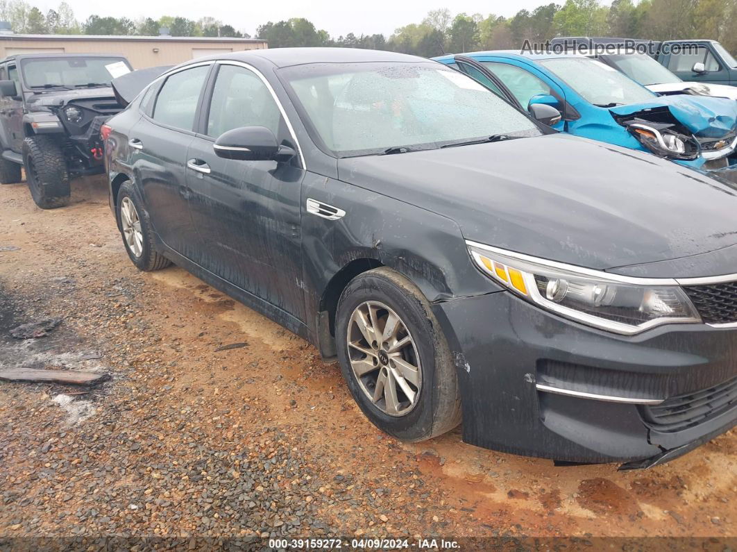 2016 Kia Optima Lx Gray vin: 5XXGT4L35GG111462