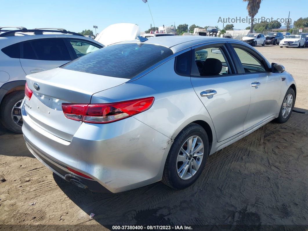 2017 Kia Optima Lx Silver vin: 5XXGT4L35HG122866