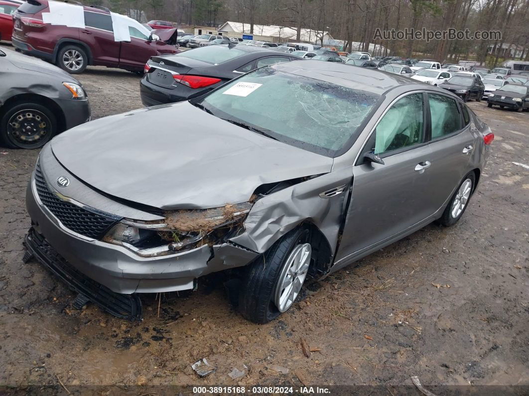 2017 Kia Optima Lx Silver vin: 5XXGT4L35HG125430