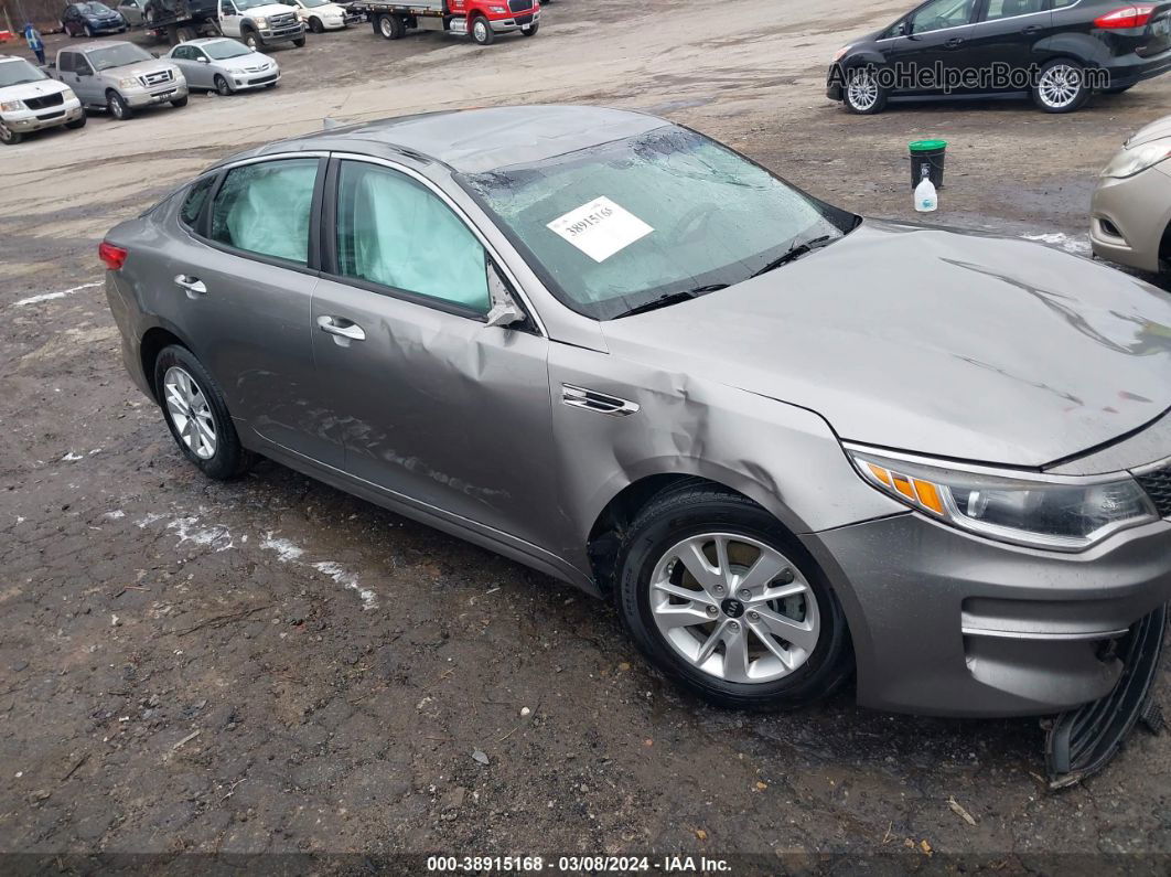 2017 Kia Optima Lx Silver vin: 5XXGT4L35HG125430