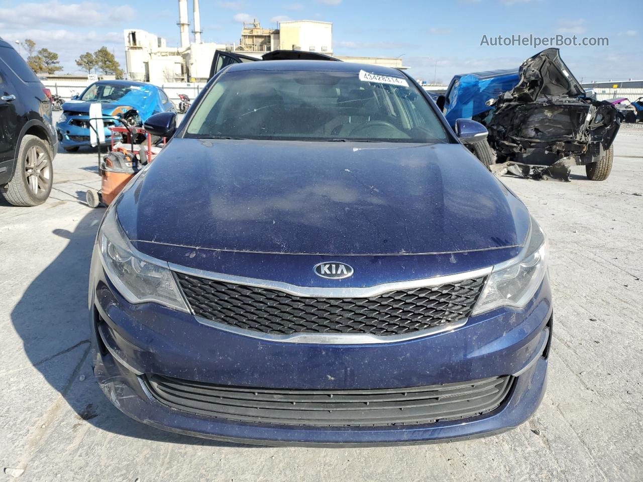 2017 Kia Optima Lx Blue vin: 5XXGT4L35HG130370