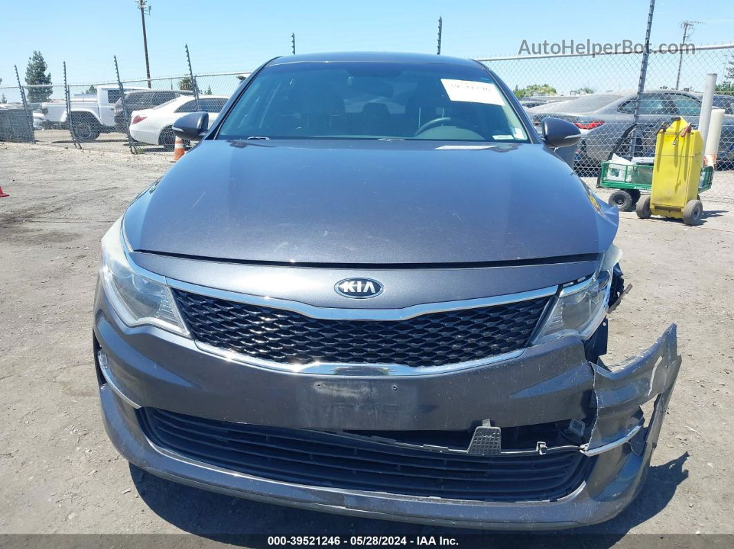 2017 Kia Optima Lx Gray vin: 5XXGT4L35HG137691