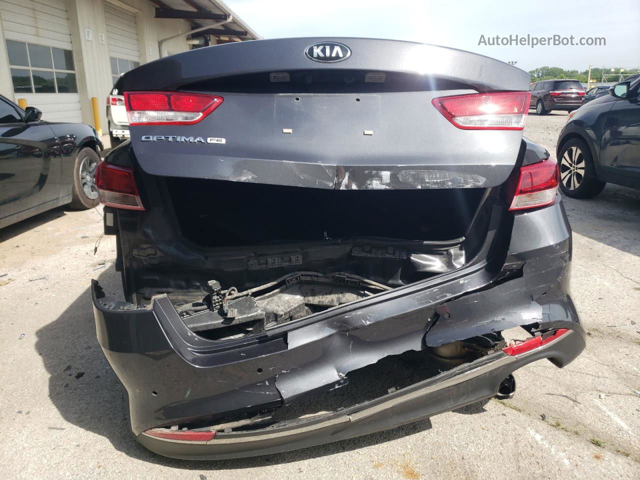 2017 Kia Optima Lx Charcoal vin: 5XXGT4L35HG144303