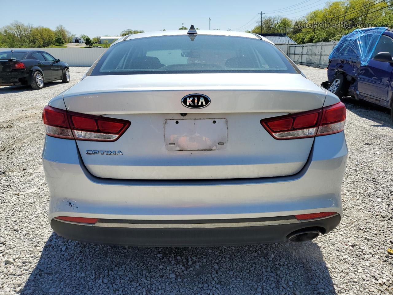 2017 Kia Optima Lx Silver vin: 5XXGT4L35HG147427