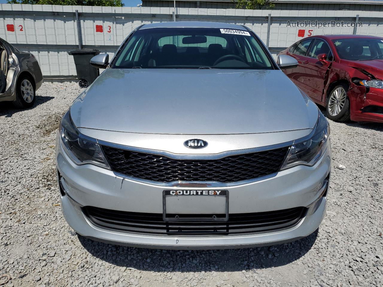 2017 Kia Optima Lx Silver vin: 5XXGT4L35HG147427