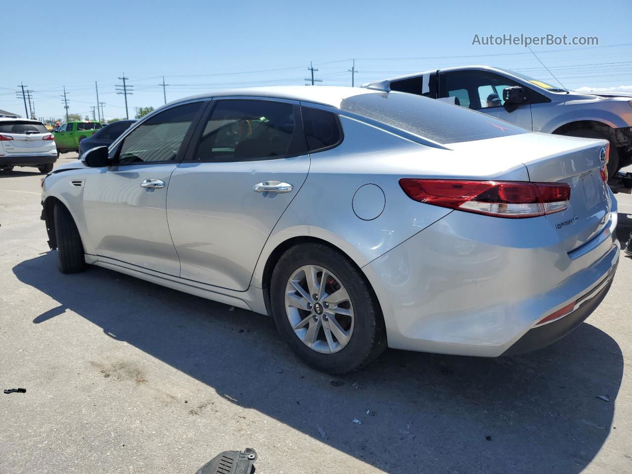 2017 Kia Optima Lx Silver vin: 5XXGT4L35HG148707