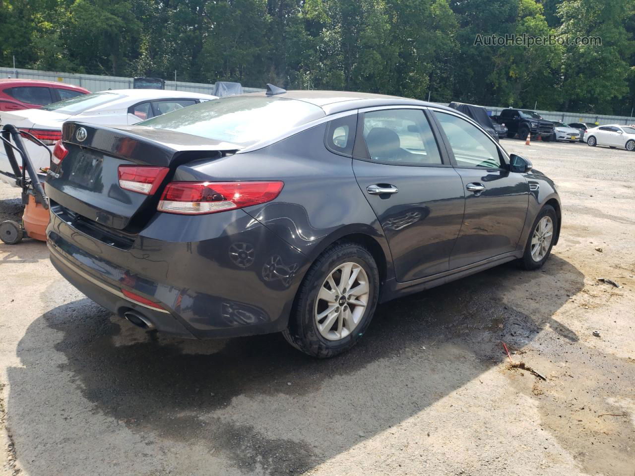 2017 Kia Optima Lx Gray vin: 5XXGT4L35HG150358