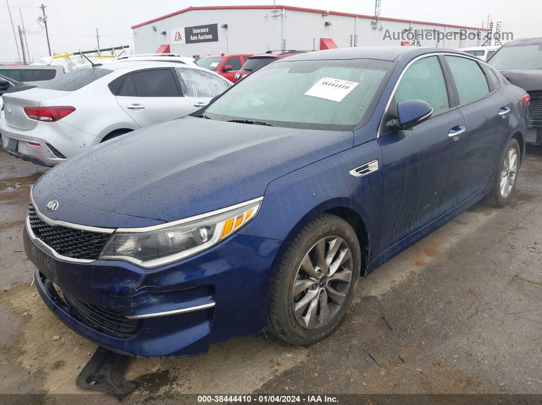 2017 Kia Optima Lx Blue vin: 5XXGT4L35HG156077