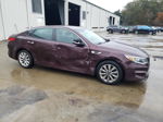 2017 Kia Optima Lx Burgundy vin: 5XXGT4L35HG161165