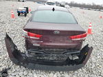 2017 Kia Optima Lx Burgundy vin: 5XXGT4L35HG161618