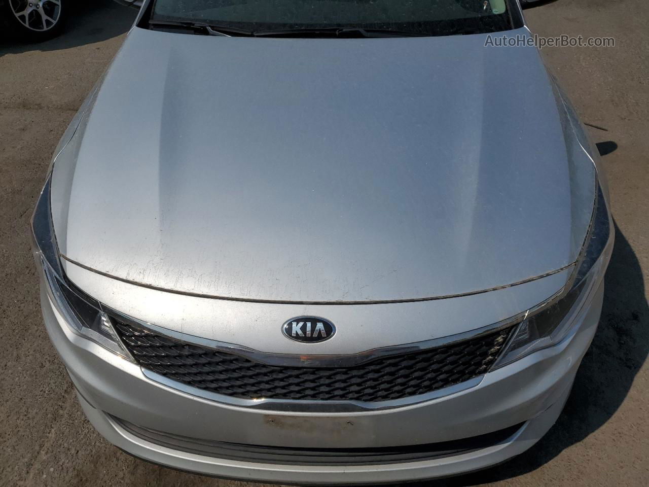 2018 Kia Optima Lx Silver vin: 5XXGT4L35JG197198