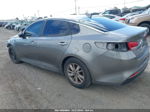 2018 Kia Optima Lx Gray vin: 5XXGT4L35JG198030