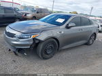 2018 Kia Optima Lx Gray vin: 5XXGT4L35JG198030