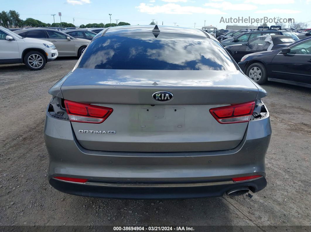 2018 Kia Optima Lx Gray vin: 5XXGT4L35JG198030