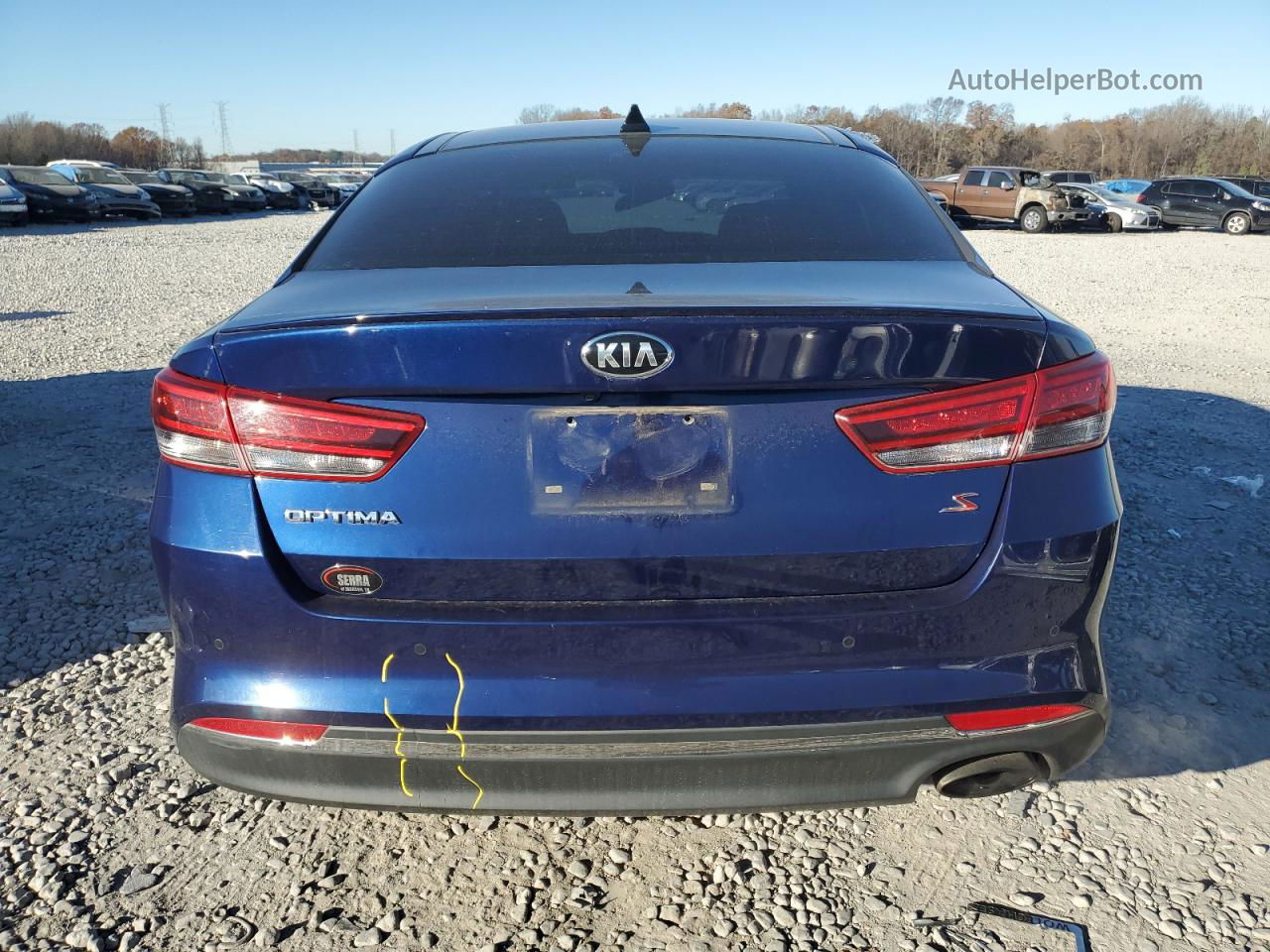 2018 Kia Optima Lx Blue vin: 5XXGT4L35JG202531