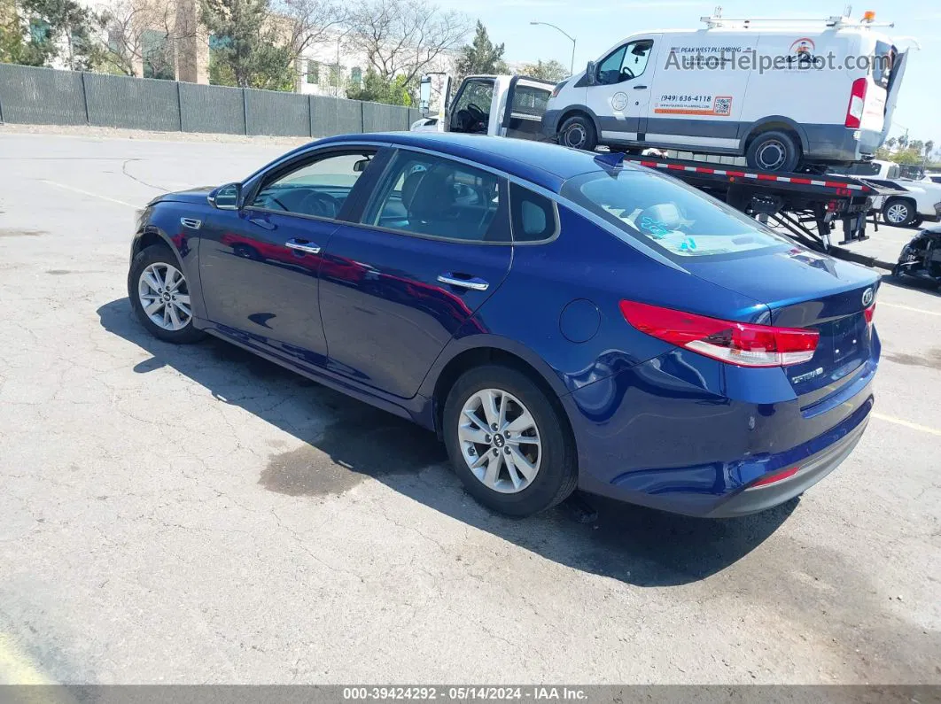 2018 Kia Optima Lx Blue vin: 5XXGT4L35JG207373