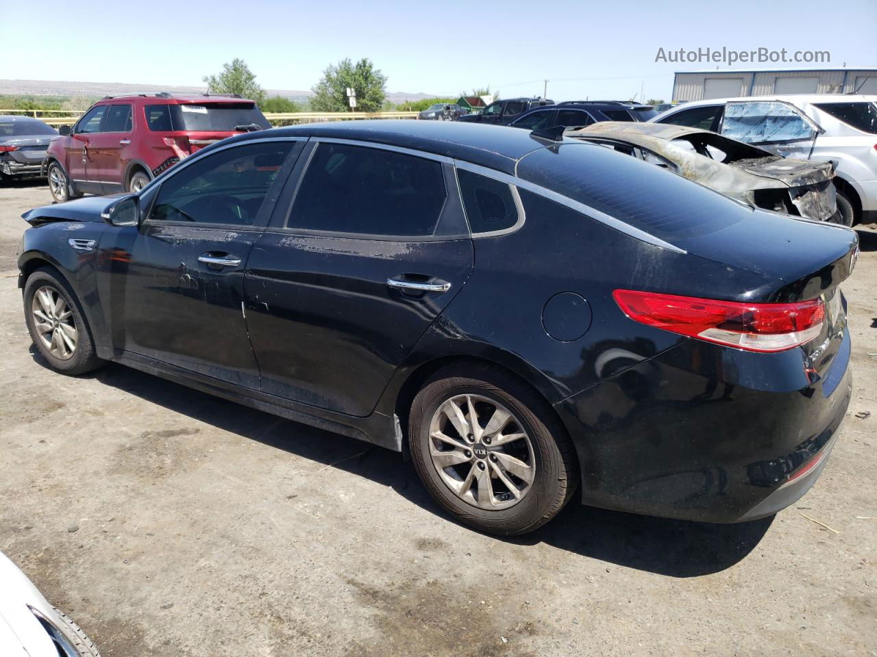 2018 Kia Optima Lx Black vin: 5XXGT4L35JG208622