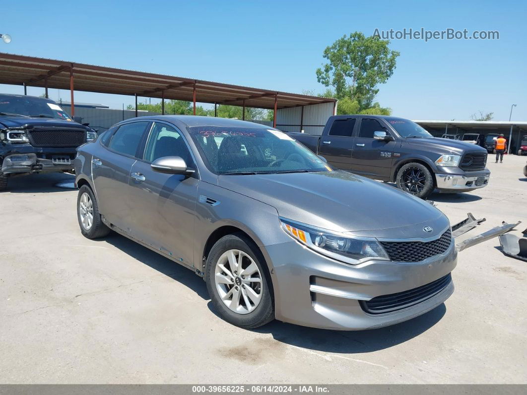 2018 Kia Optima Lx Pewter vin: 5XXGT4L35JG209561