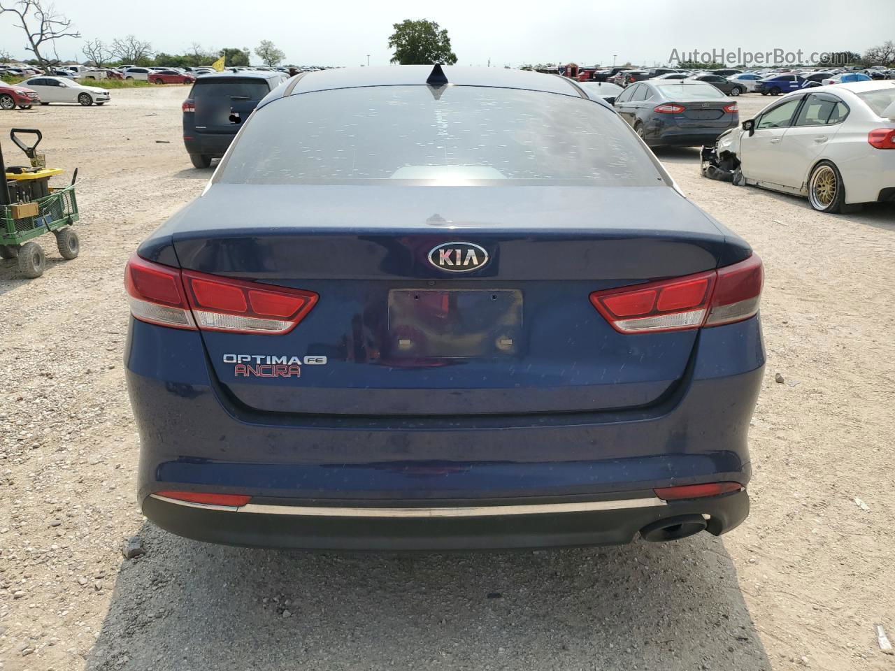 2018 Kia Optima Lx Blue vin: 5XXGT4L35JG217224