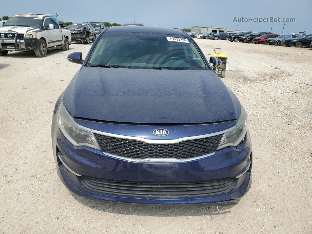 2018 Kia Optima Lx Blue vin: 5XXGT4L35JG217224