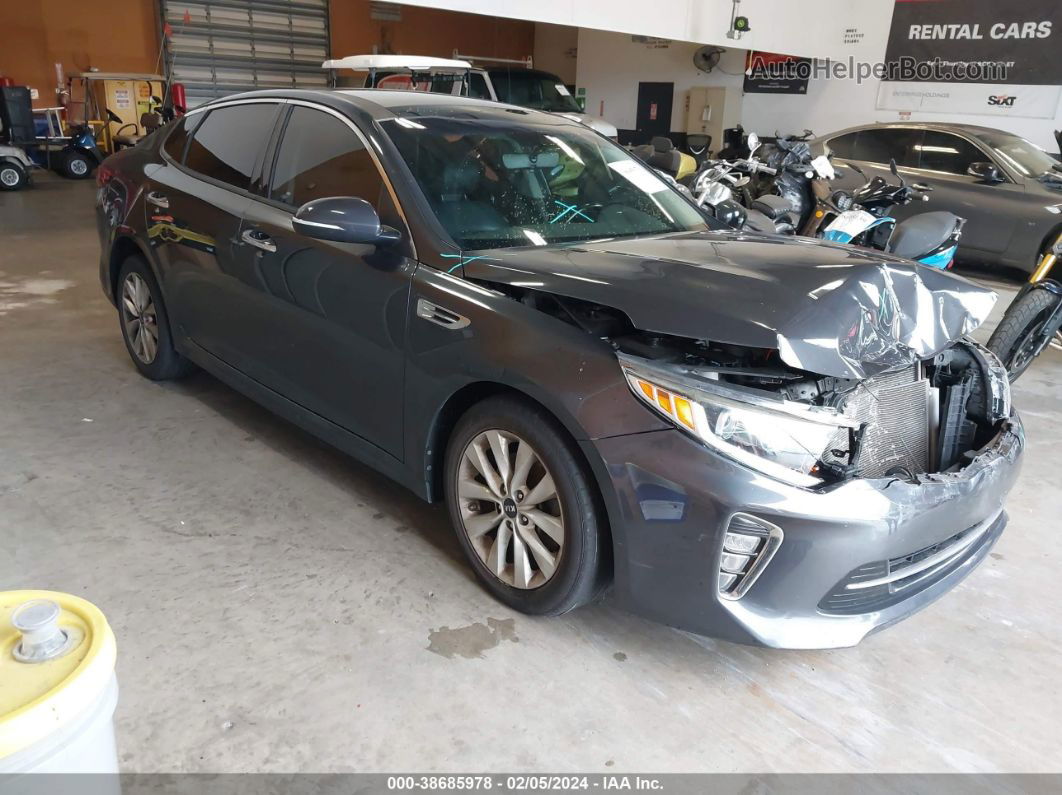 2018 Kia Optima S Gray vin: 5XXGT4L35JG217952