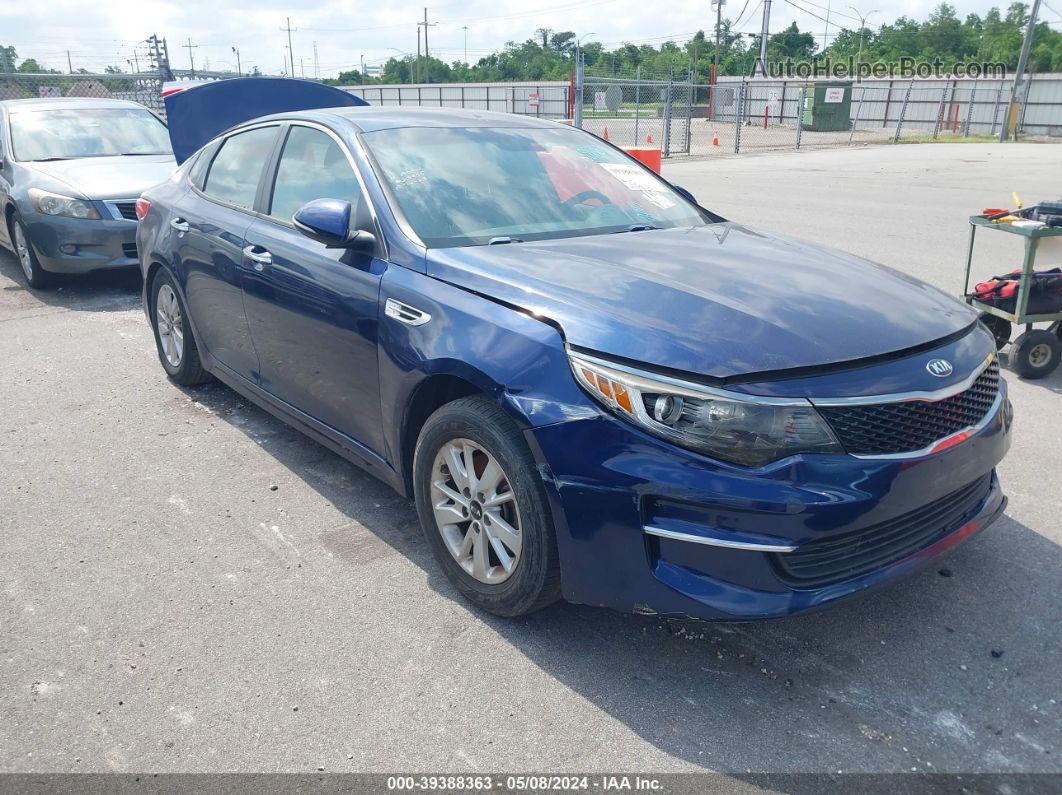 2018 Kia Optima Lx Blue vin: 5XXGT4L35JG219975