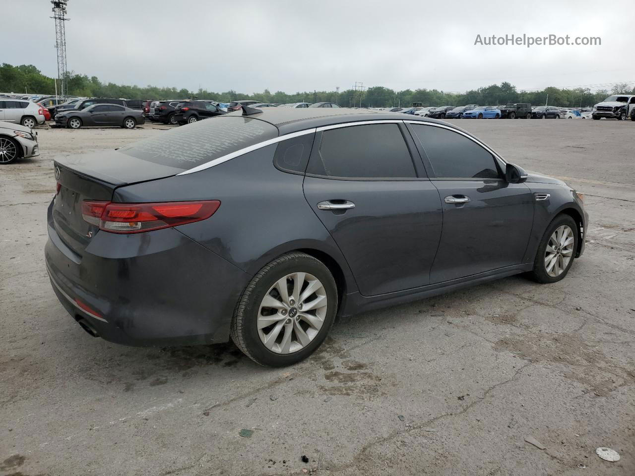 2018 Kia Optima Lx Gray vin: 5XXGT4L35JG234153