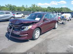 2018 Kia Optima Lx Burgundy vin: 5XXGT4L35JG235173