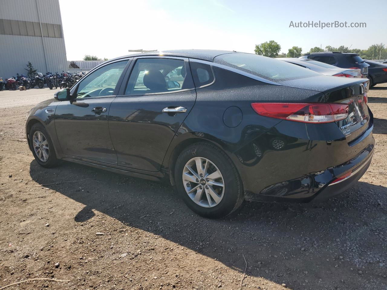 2018 Kia Optima Lx Black vin: 5XXGT4L35JG236808