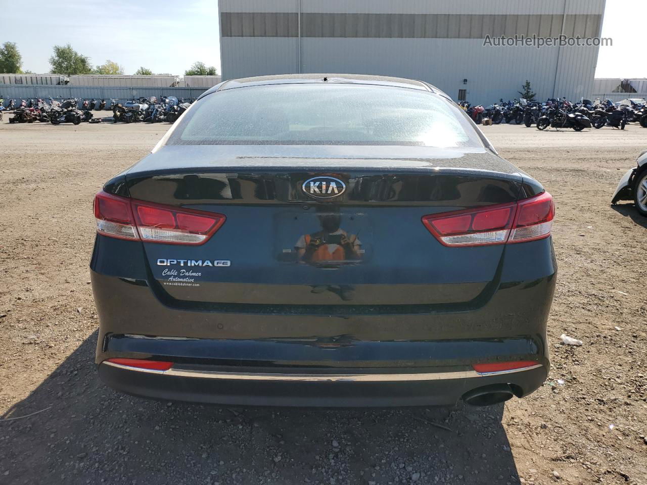 2018 Kia Optima Lx Black vin: 5XXGT4L35JG236808