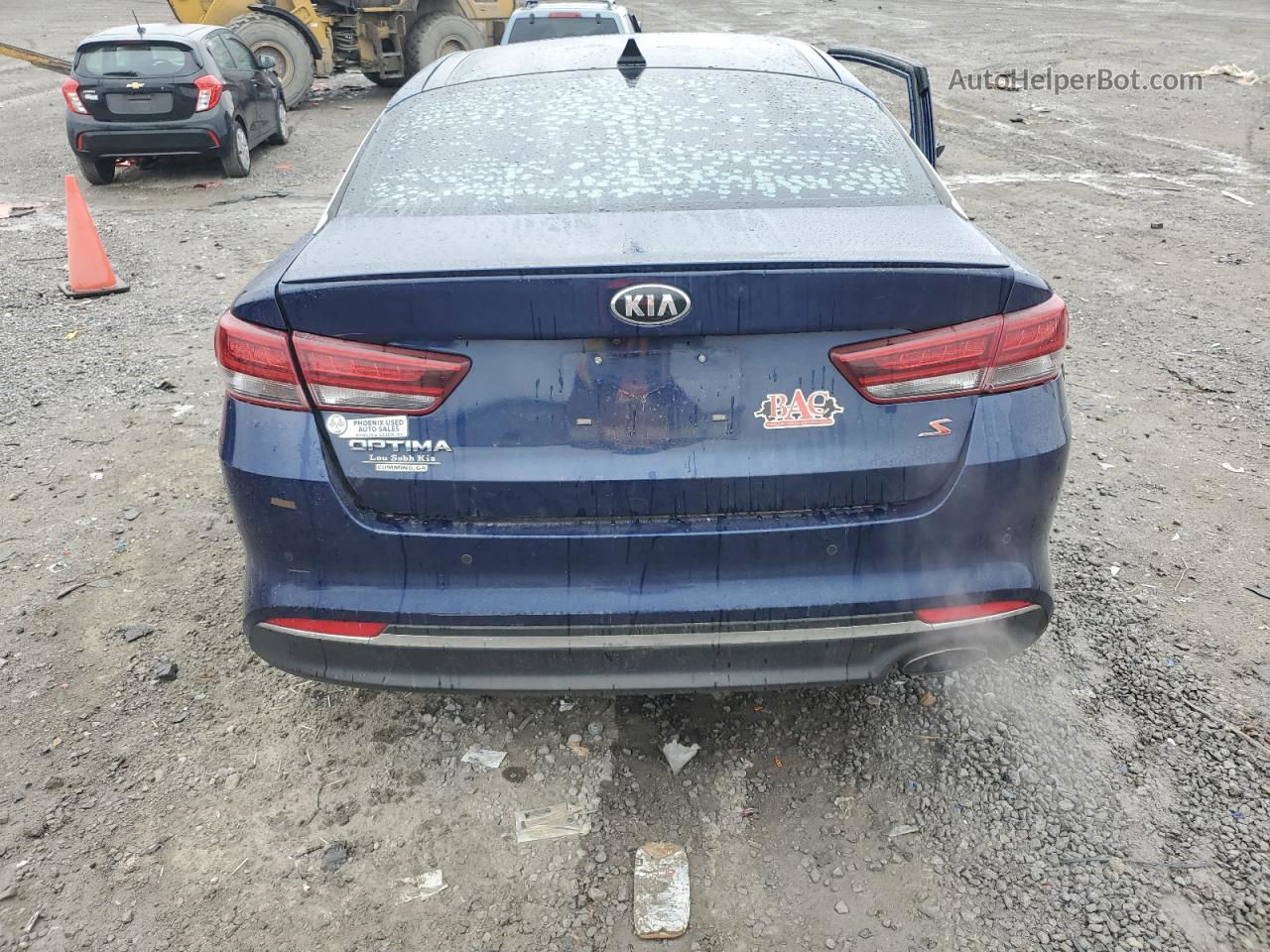 2018 Kia Optima Lx Blue vin: 5XXGT4L35JG242463