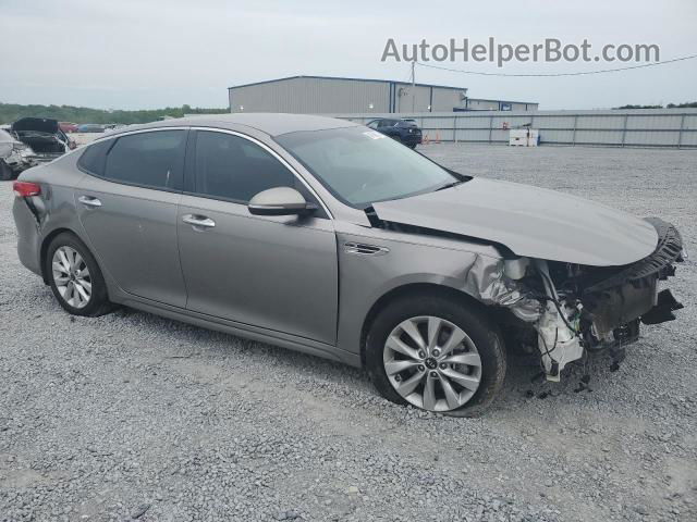 2018 Kia Optima Lx Gray vin: 5XXGT4L35JG265418