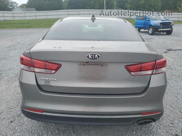 2018 Kia Optima Lx Gray vin: 5XXGT4L35JG265418