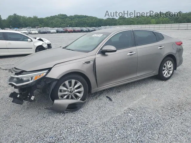 2018 Kia Optima Lx Gray vin: 5XXGT4L35JG265418