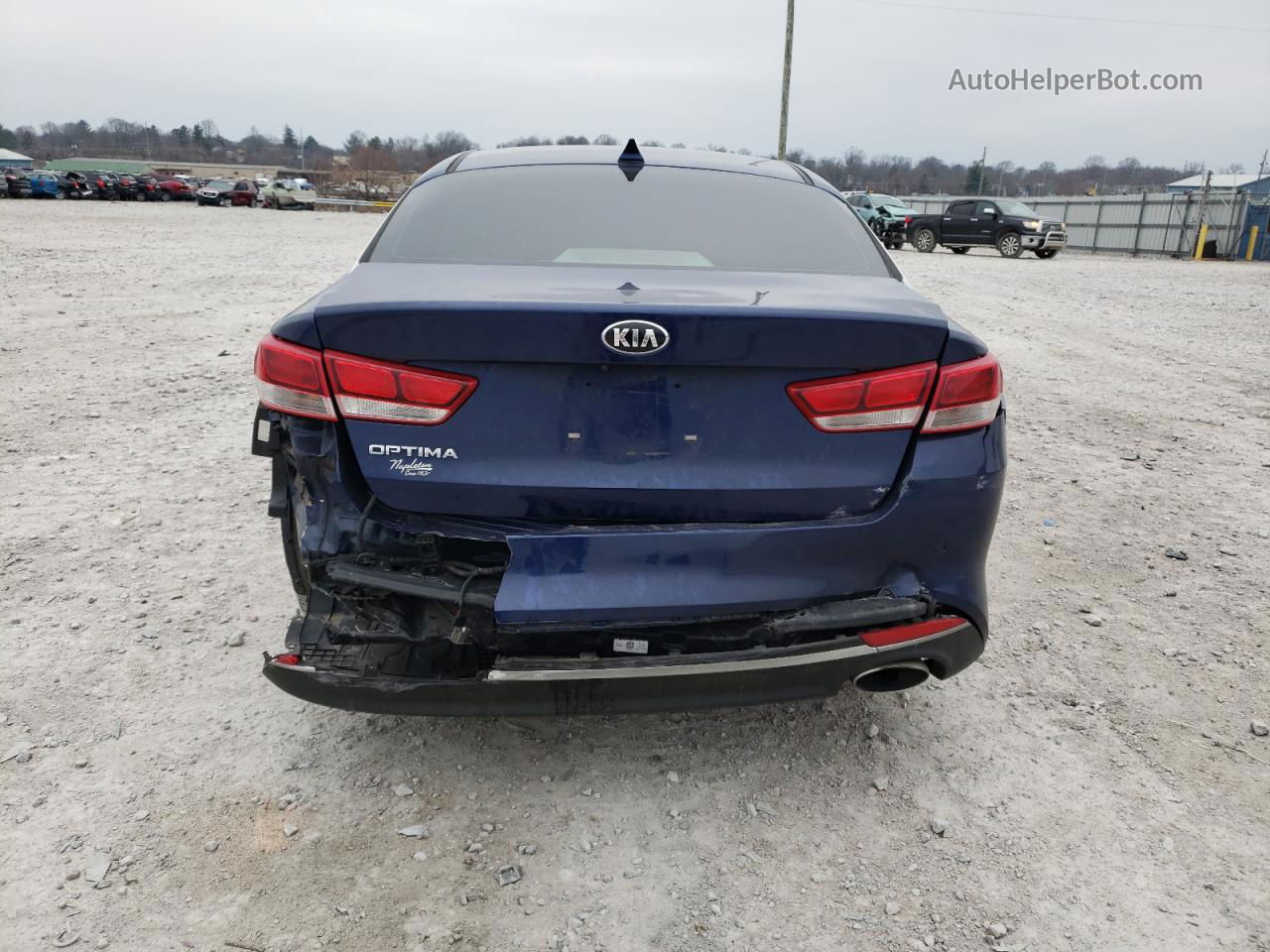 2018 Kia Optima Lx Blue vin: 5XXGT4L35JG272756