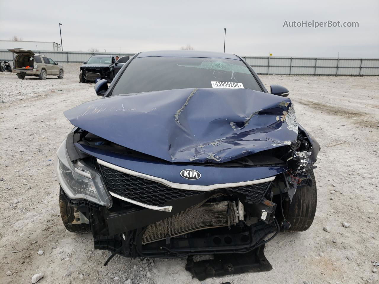 2018 Kia Optima Lx Blue vin: 5XXGT4L35JG272756