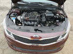 2018 Kia Optima Lx Burgundy vin: 5XXGT4L35JG273745