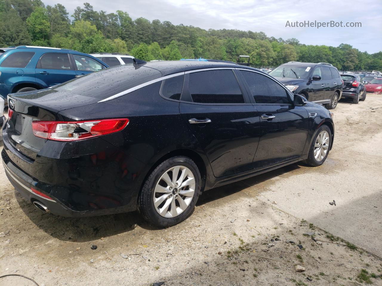 2018 Kia Optima Lx Black vin: 5XXGT4L35JG274362