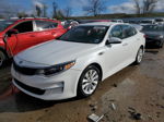 2018 Kia Optima Lx White vin: 5XXGT4L35JG274670