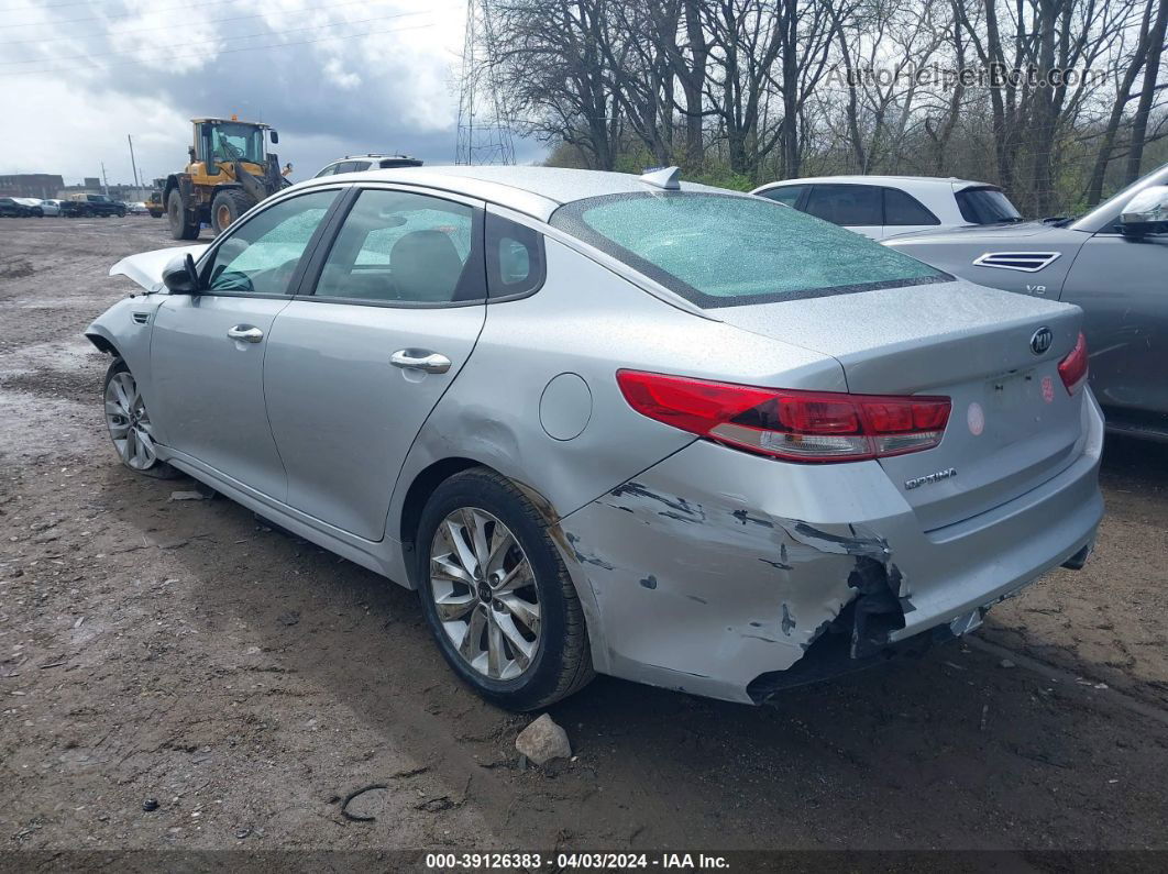 2016 Kia Optima Lx Silver vin: 5XXGT4L36GG003495