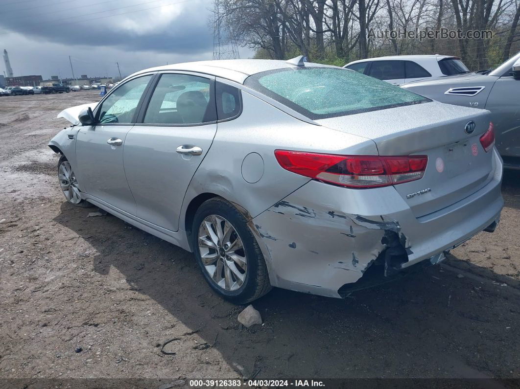 2016 Kia Optima Lx Silver vin: 5XXGT4L36GG003495